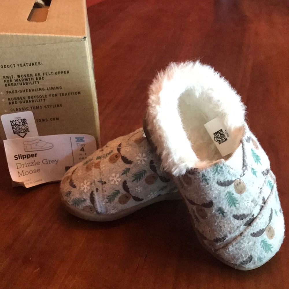 Tiny Toms Moose slippers